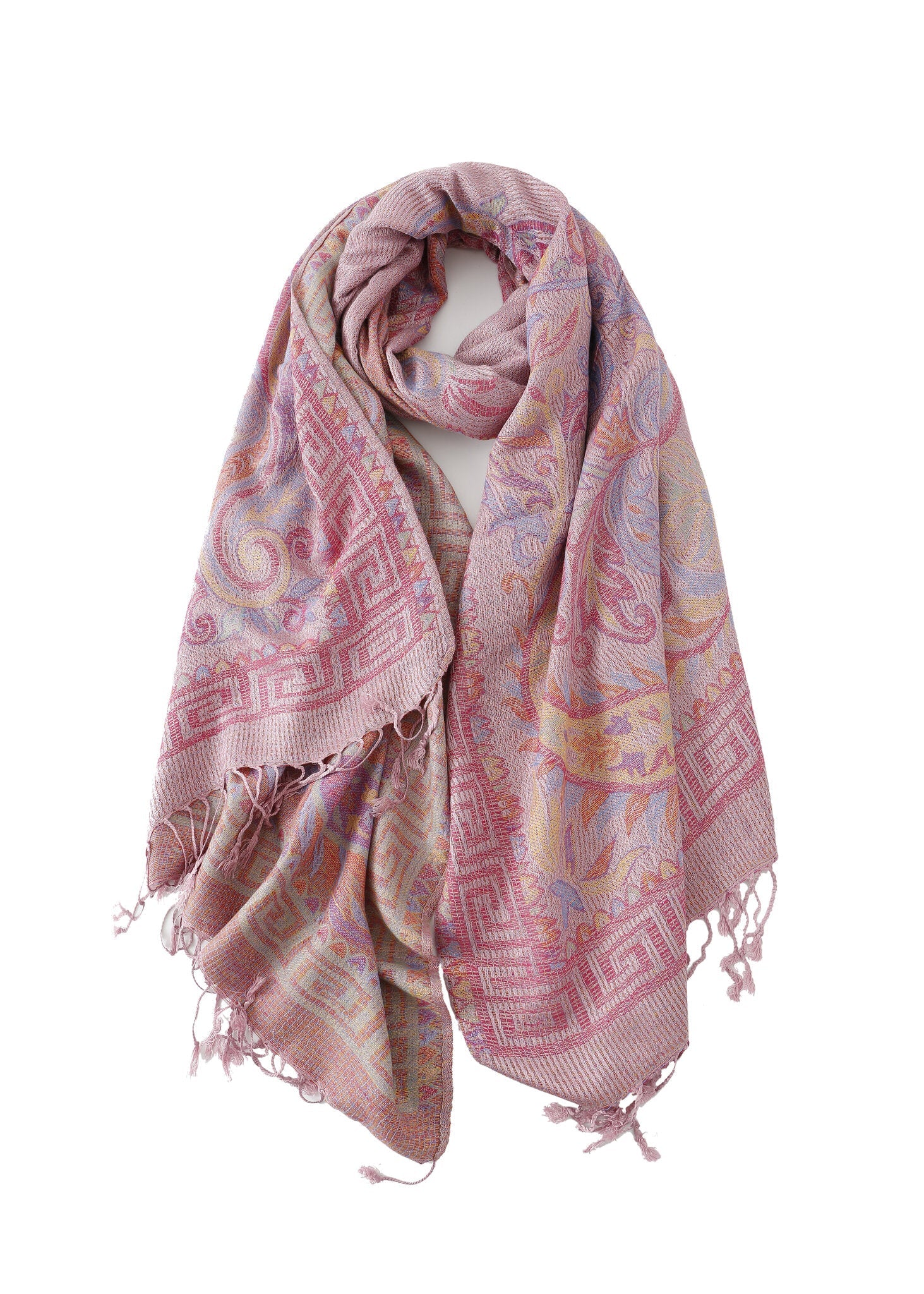 Pashmina - Pink Prints - Chill Fit Rave
