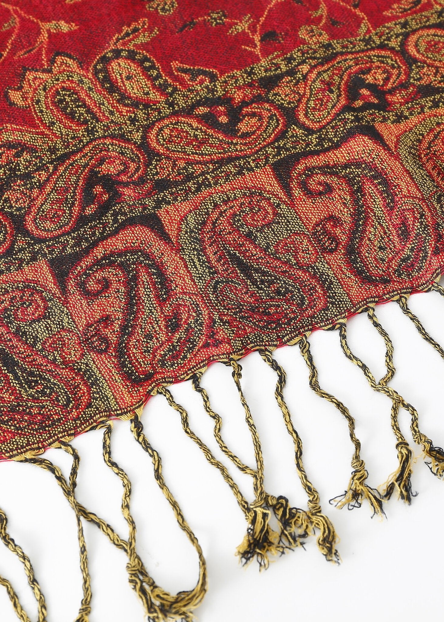 Pashmina - Red Prints - Chill Fit Rave