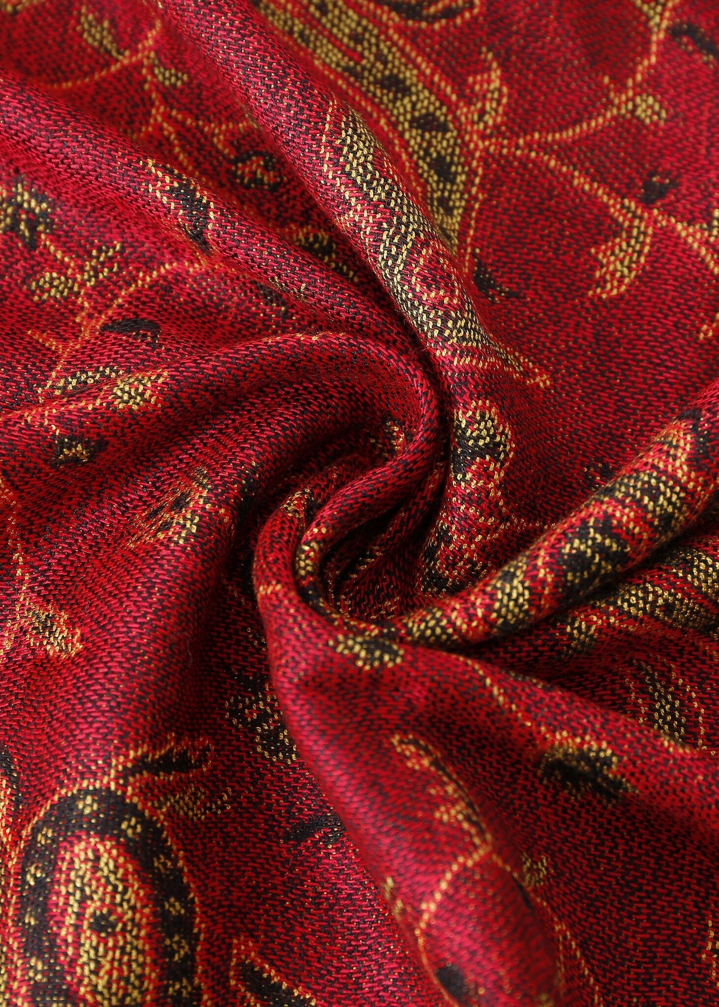 Pashmina - Red Prints - Chill Fit Rave