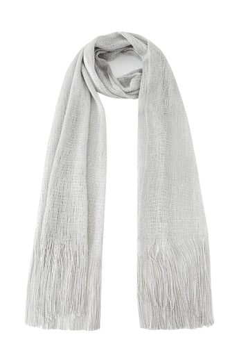 Pashmina - Silver Sheer Fringe - ChillFit Rave