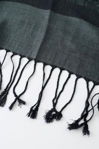 Pashmina - Slate Paisley Fringe - ChillFit Rave