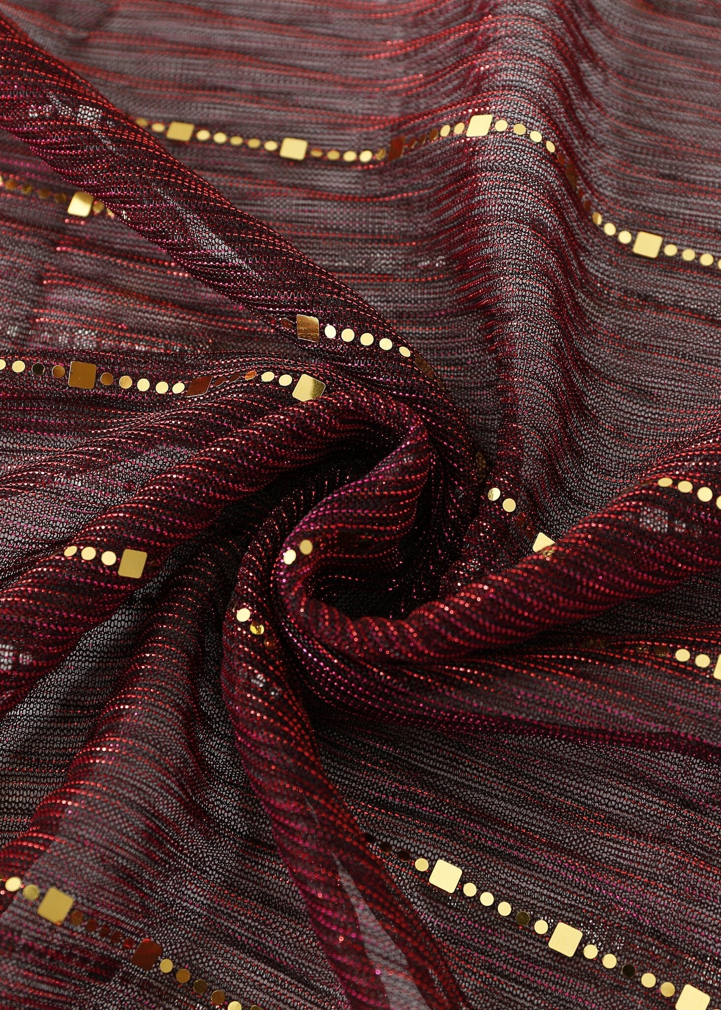 Pashmina - Wine With Gold - Chill Fit Rave