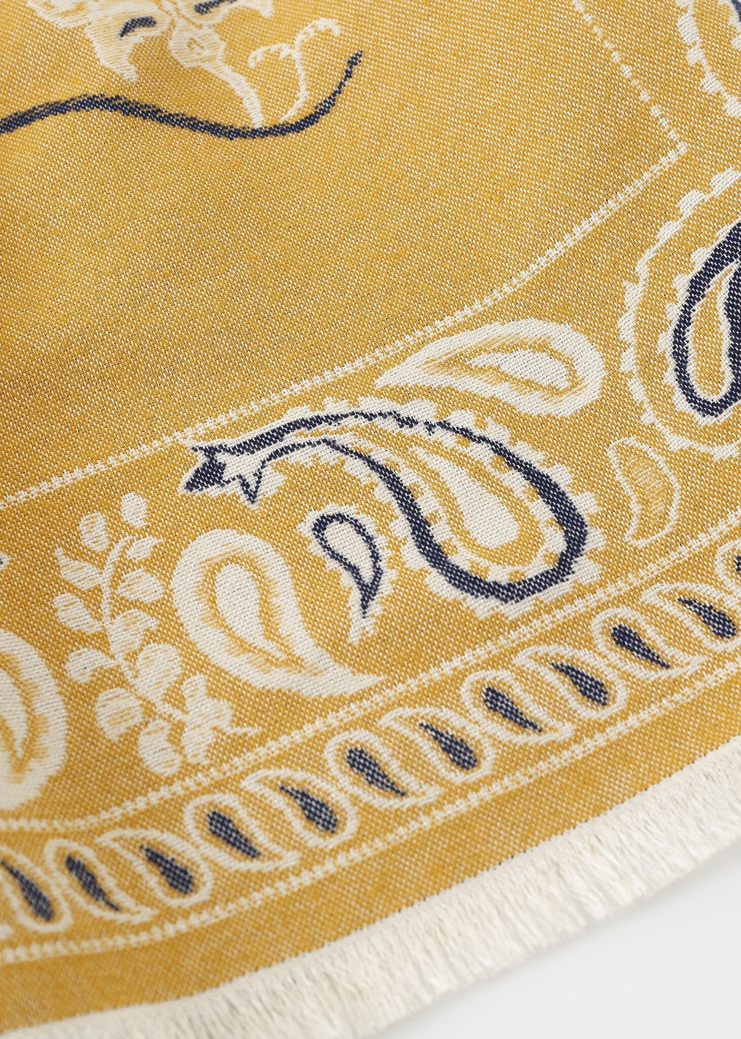 Pashmina - Yellow Prints - Chill Fit Rave