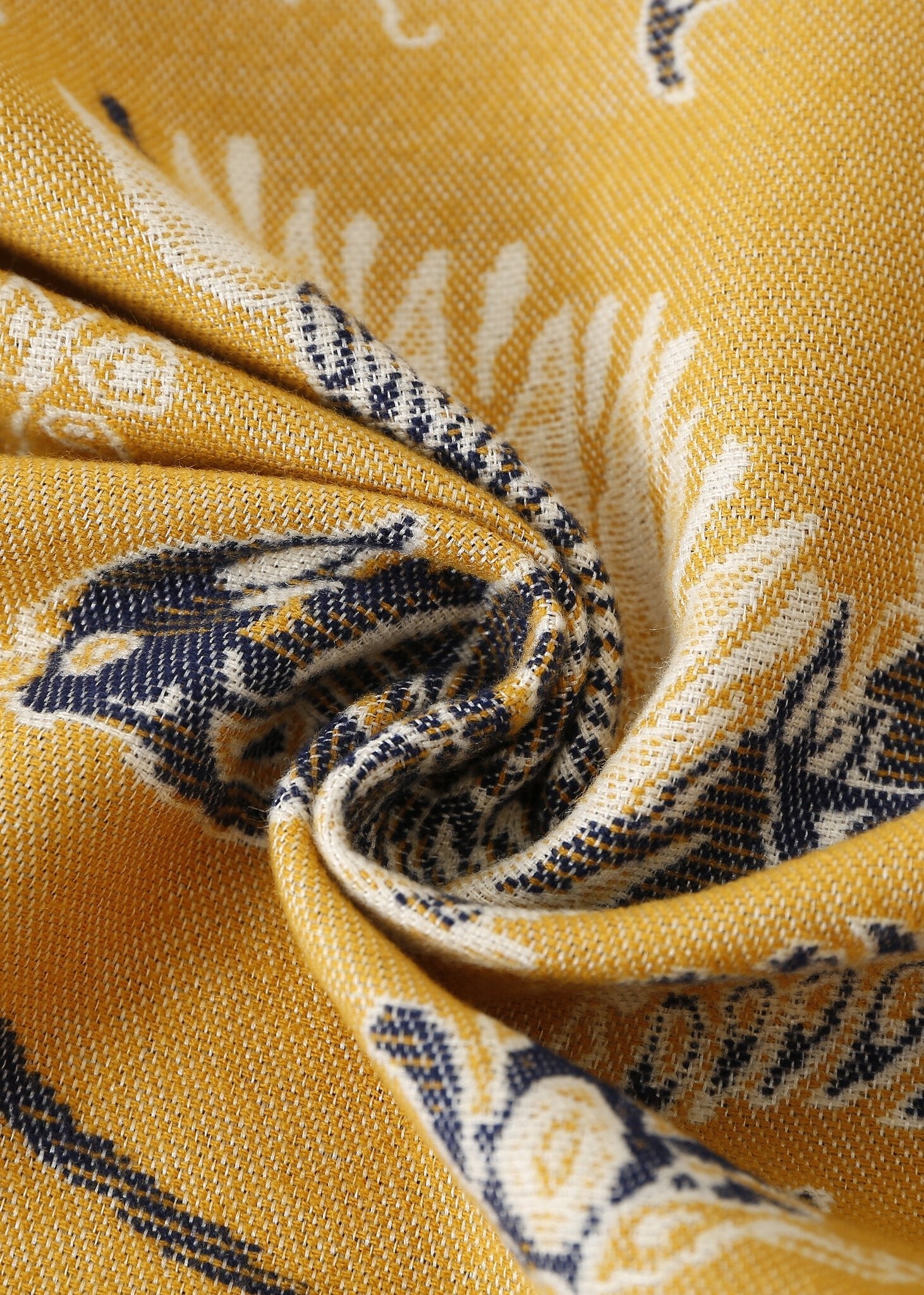 Pashmina - Yellow Prints - Chill Fit Rave