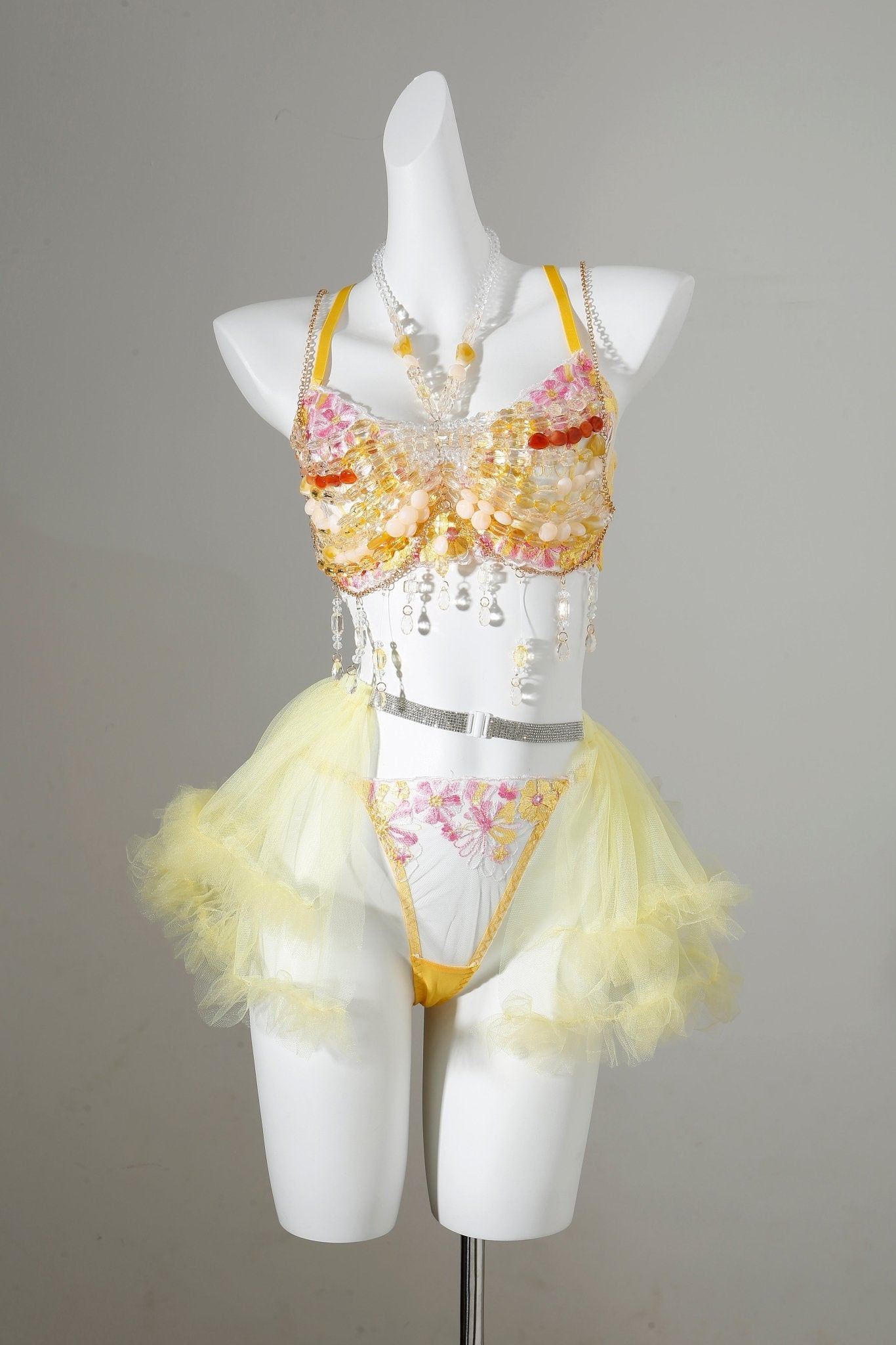 Plumeria w Mini Skirt- Full Set - ChillFit Rave