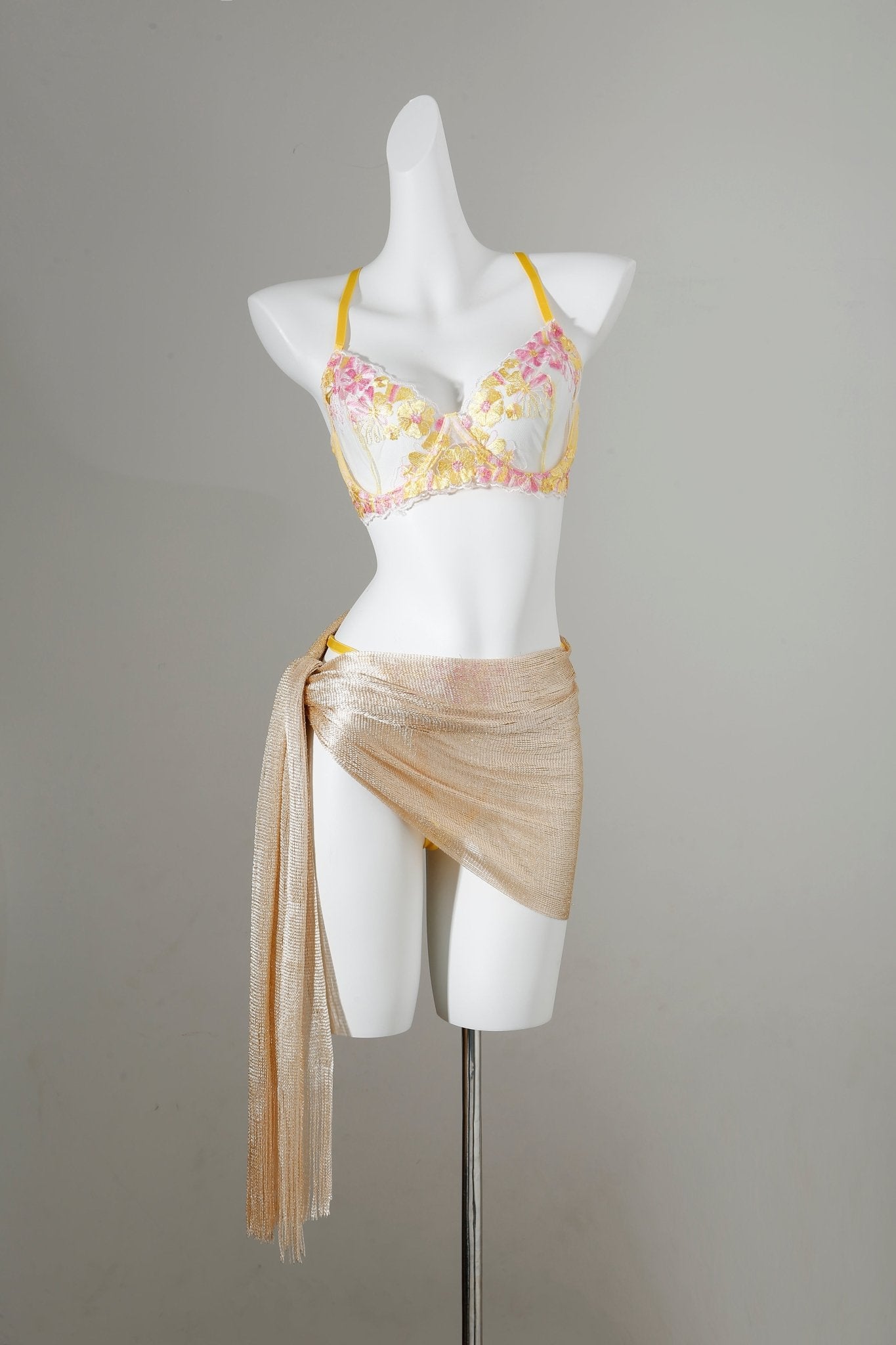 Plumeria w Pashmina- Full Set - ChillFit Rave