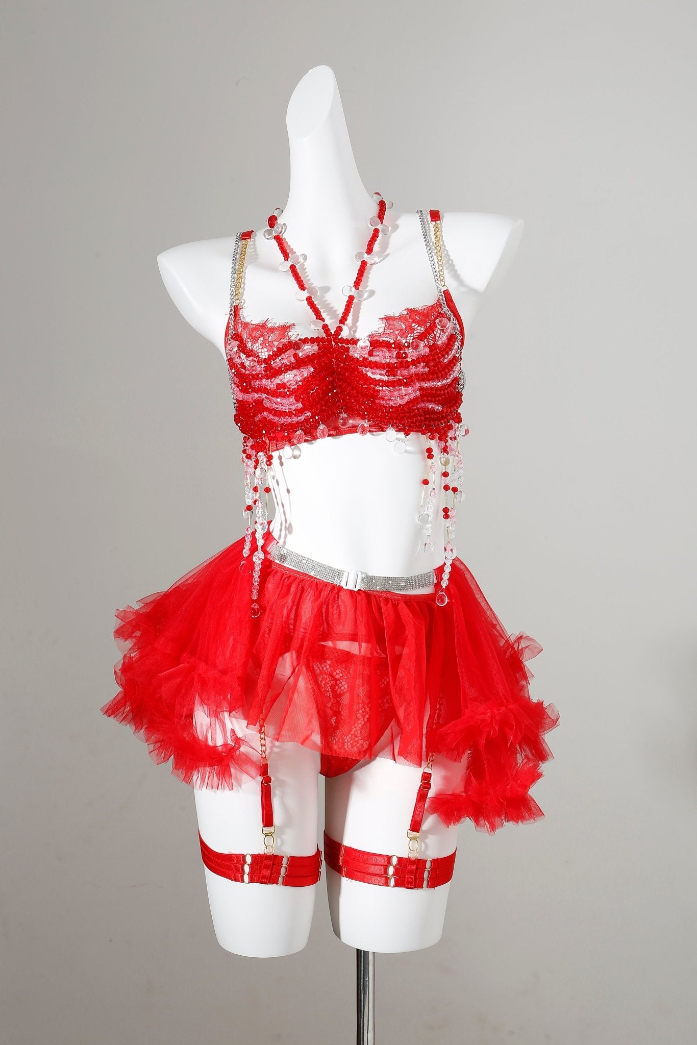Poppy w Mini Skirt- Full Set - ChillFit Rave