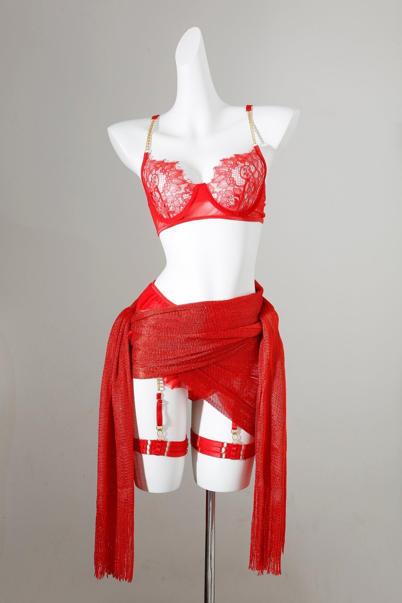 Poppy w Pashmina- Full Set - ChillFit Rave