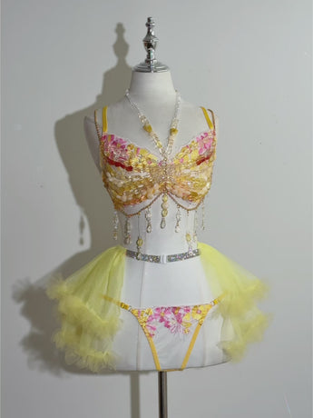 Plumeria w Mini Skirt- Full Set