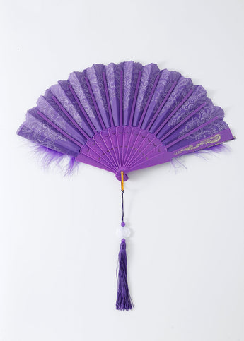 Pruple Feather Fan - ChillFit Rave