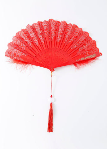Red Feather Fan - ChillFit Rave