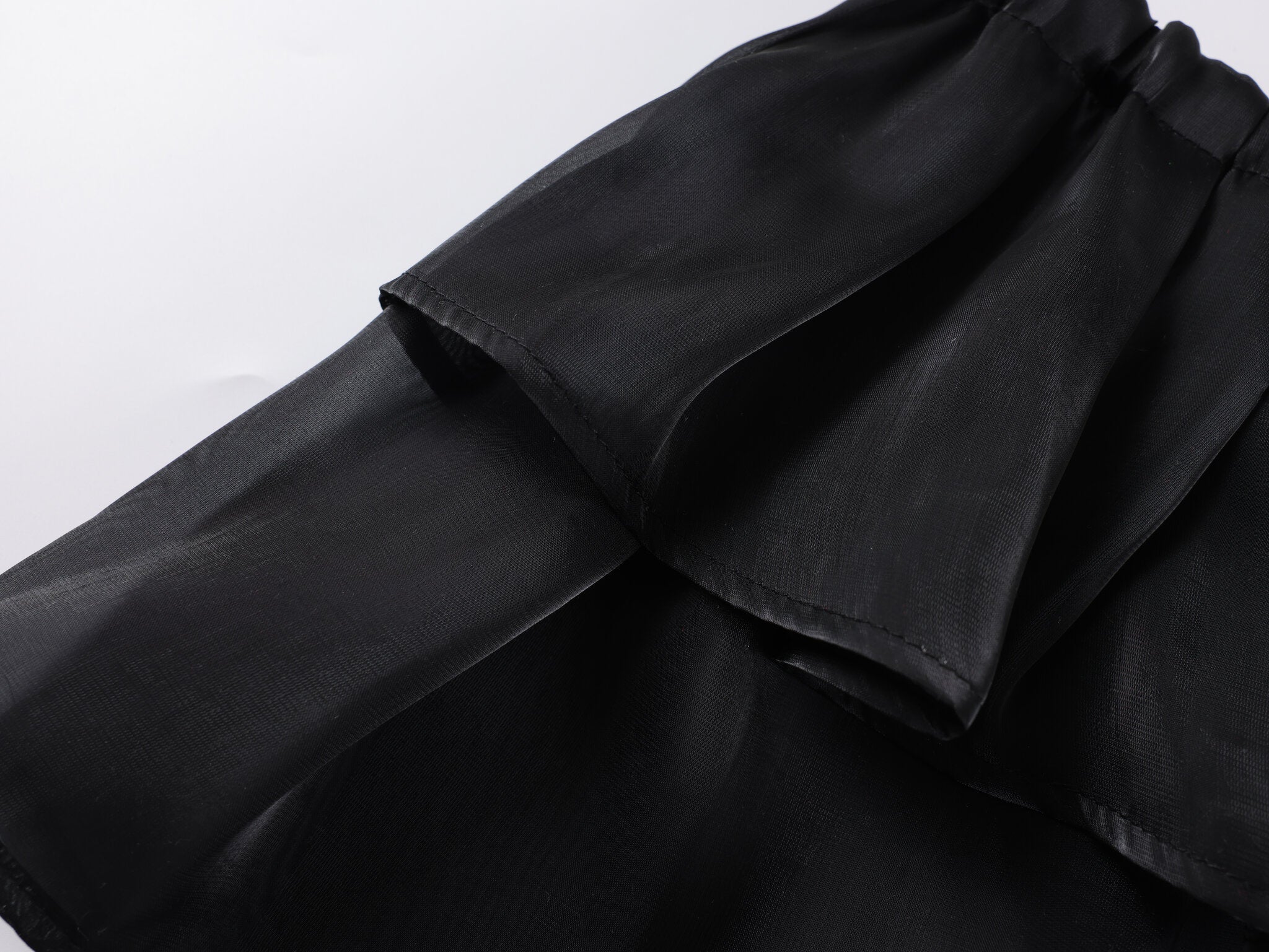 Satin Skirt - Black - Chill Fit Rave