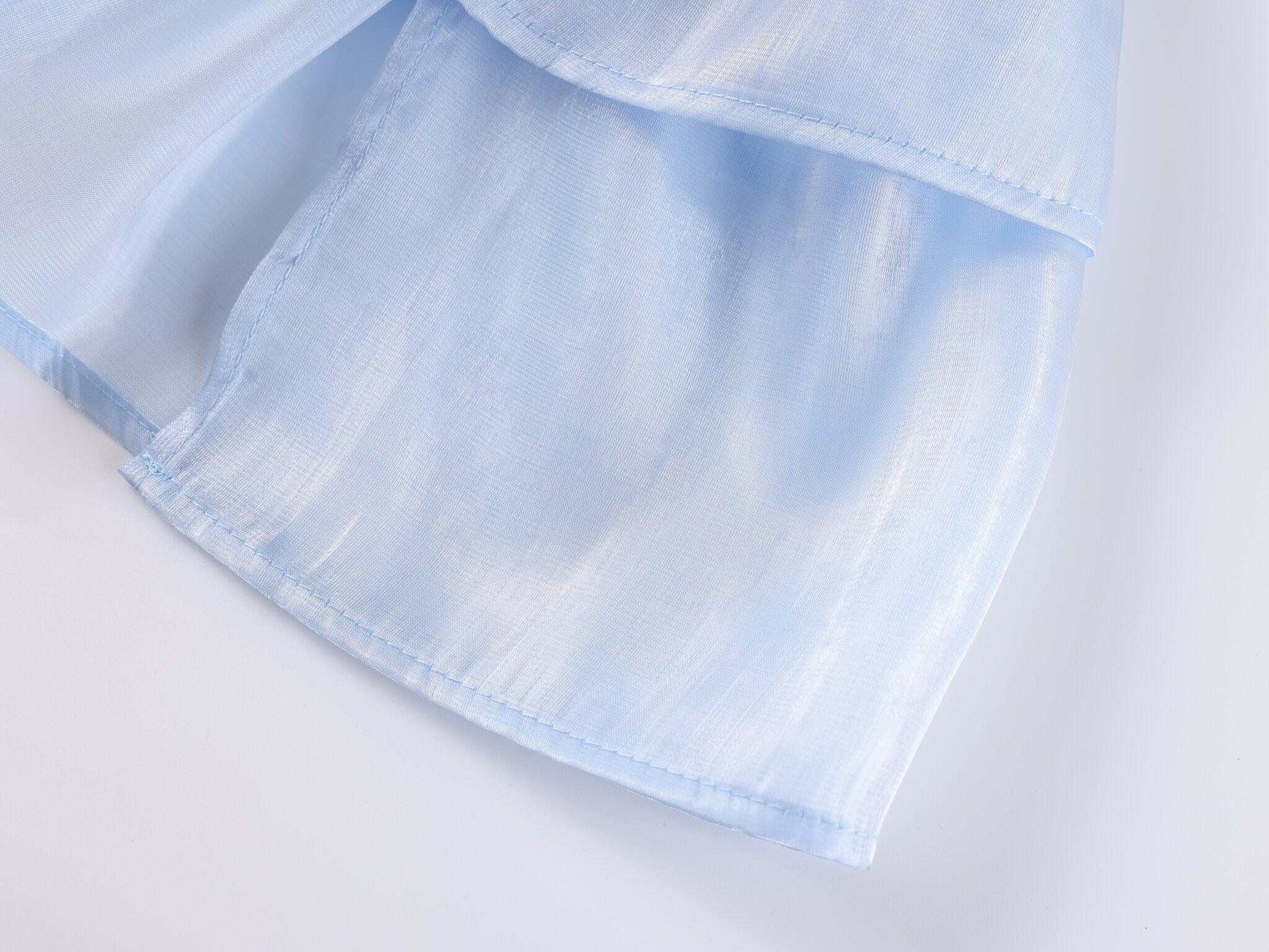 Satin Skirt - Blue - Chill Fit Rave