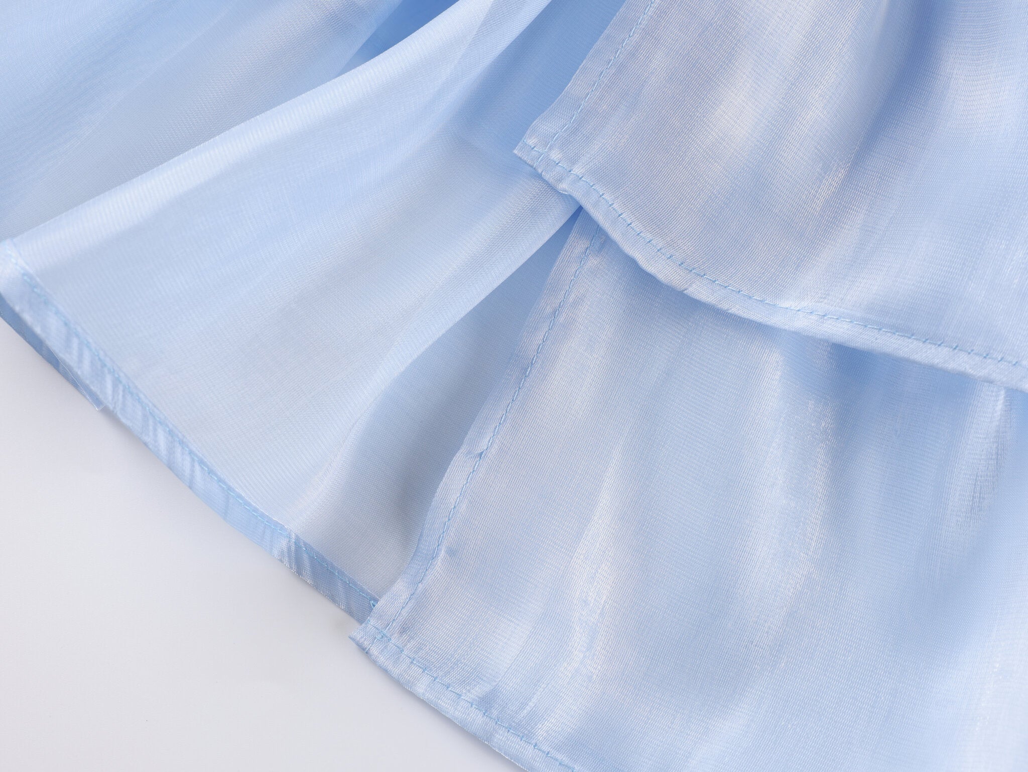 Satin Skirt - Blue - Chill Fit Rave