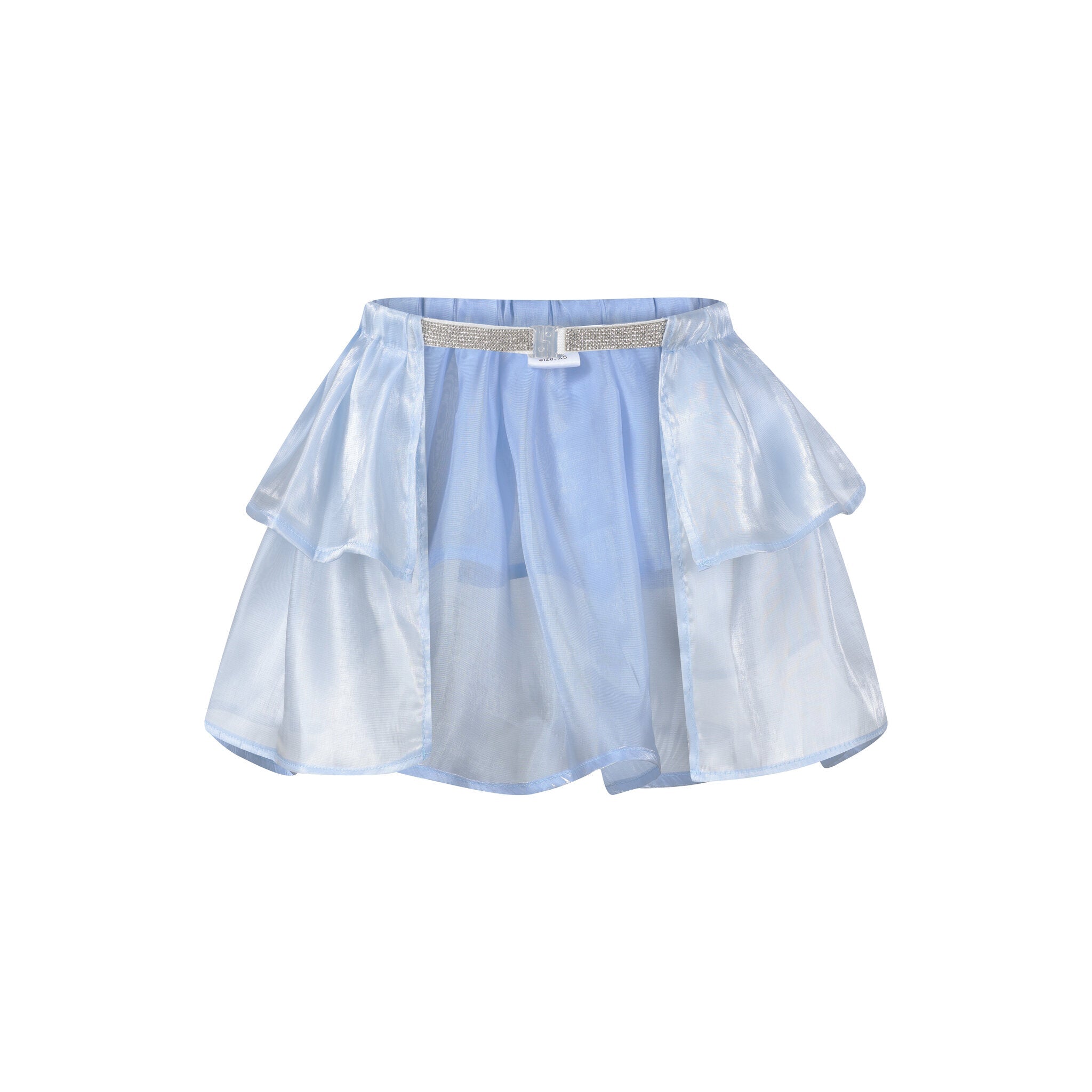 Satin Skirt - Blue - Chill Fit Rave