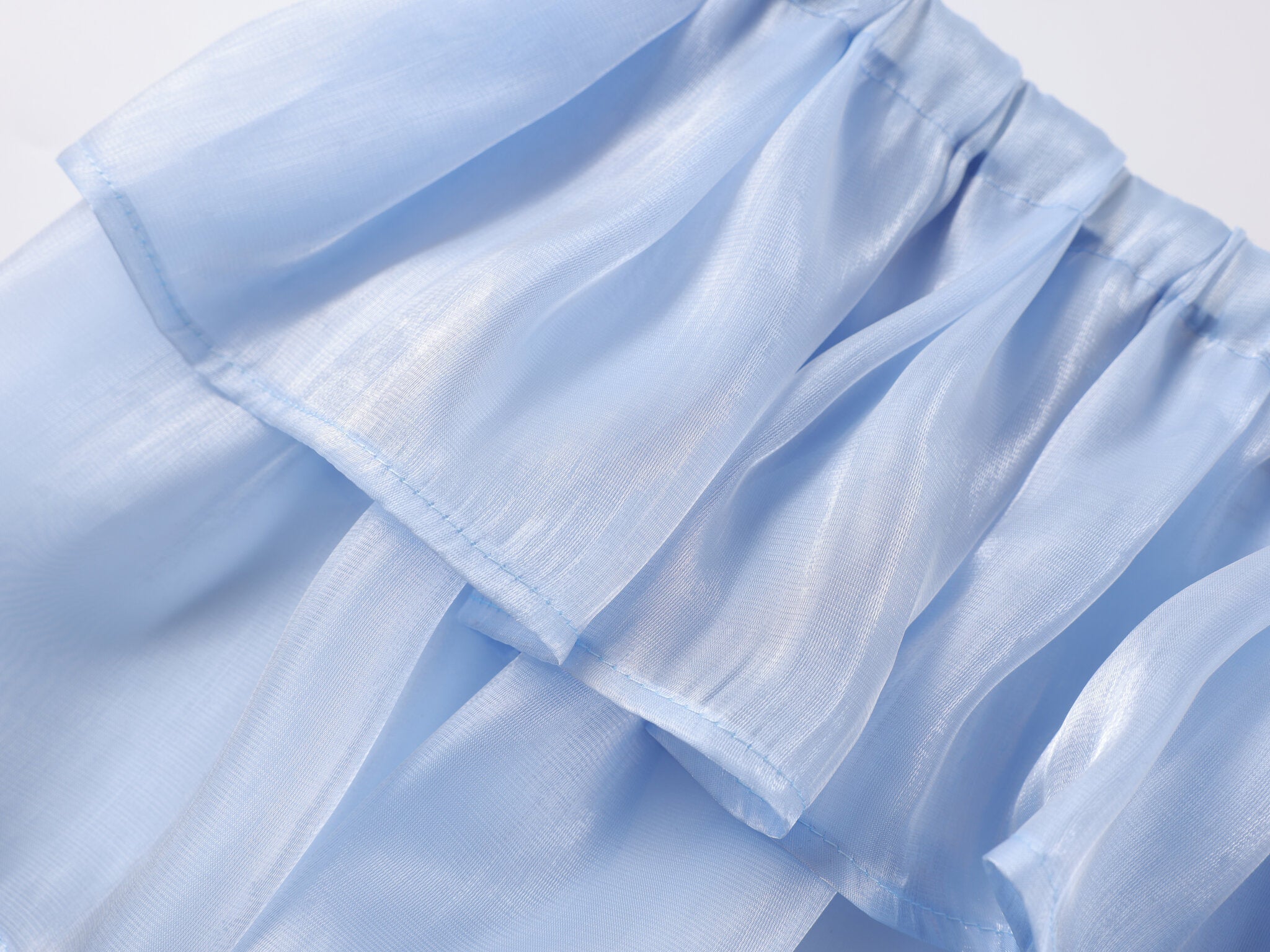 Satin Skirt - Blue - Chill Fit Rave