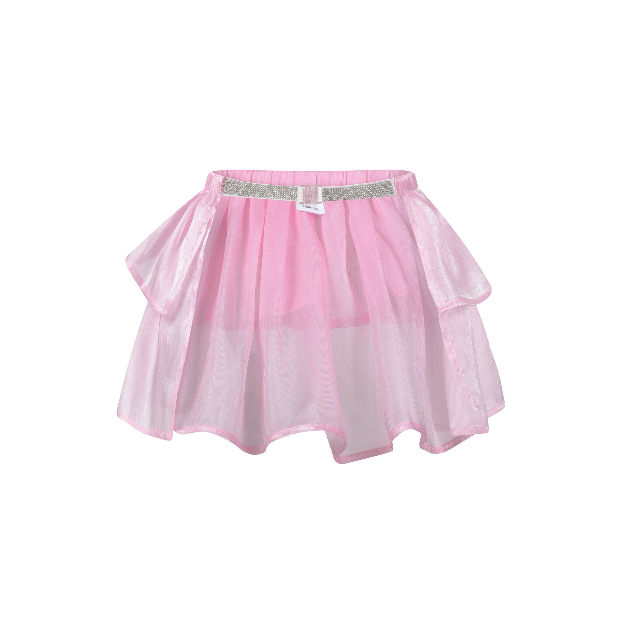 Satin Skirt - Pink - Chill Fit Rave