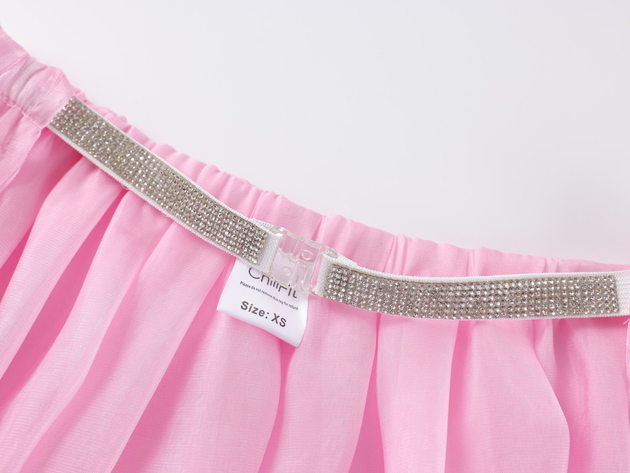 Satin Skirt - Pink - Chill Fit Rave