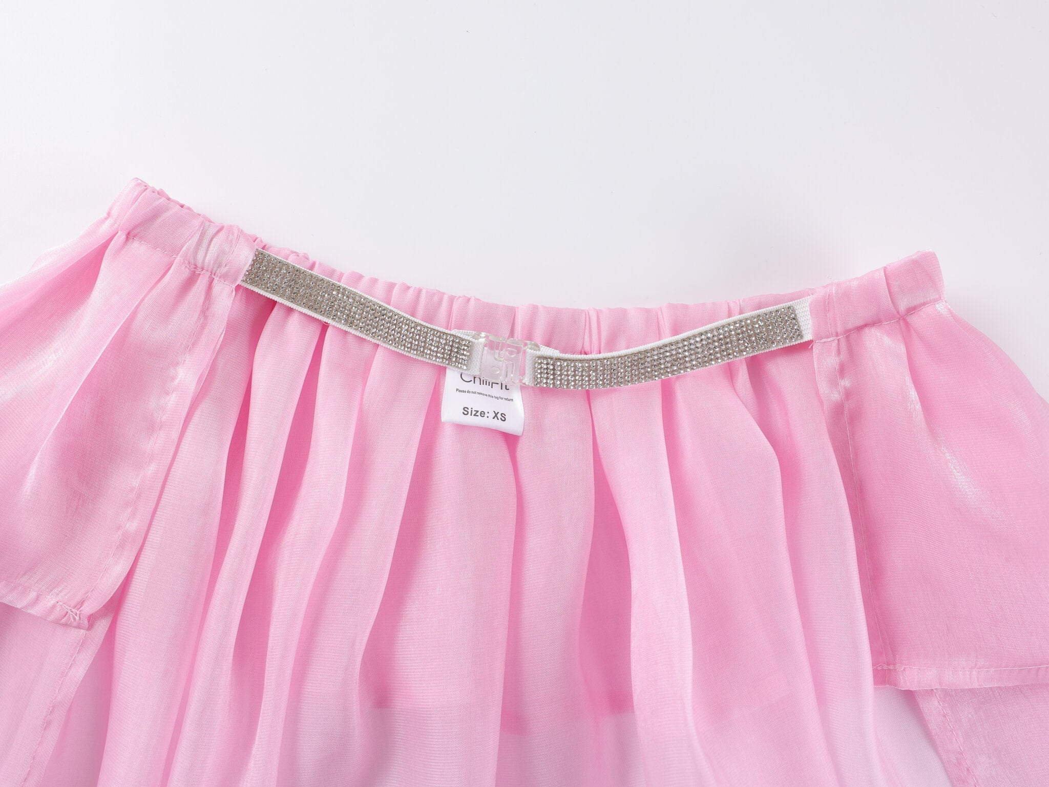 Satin Skirt - Pink - Chill Fit Rave