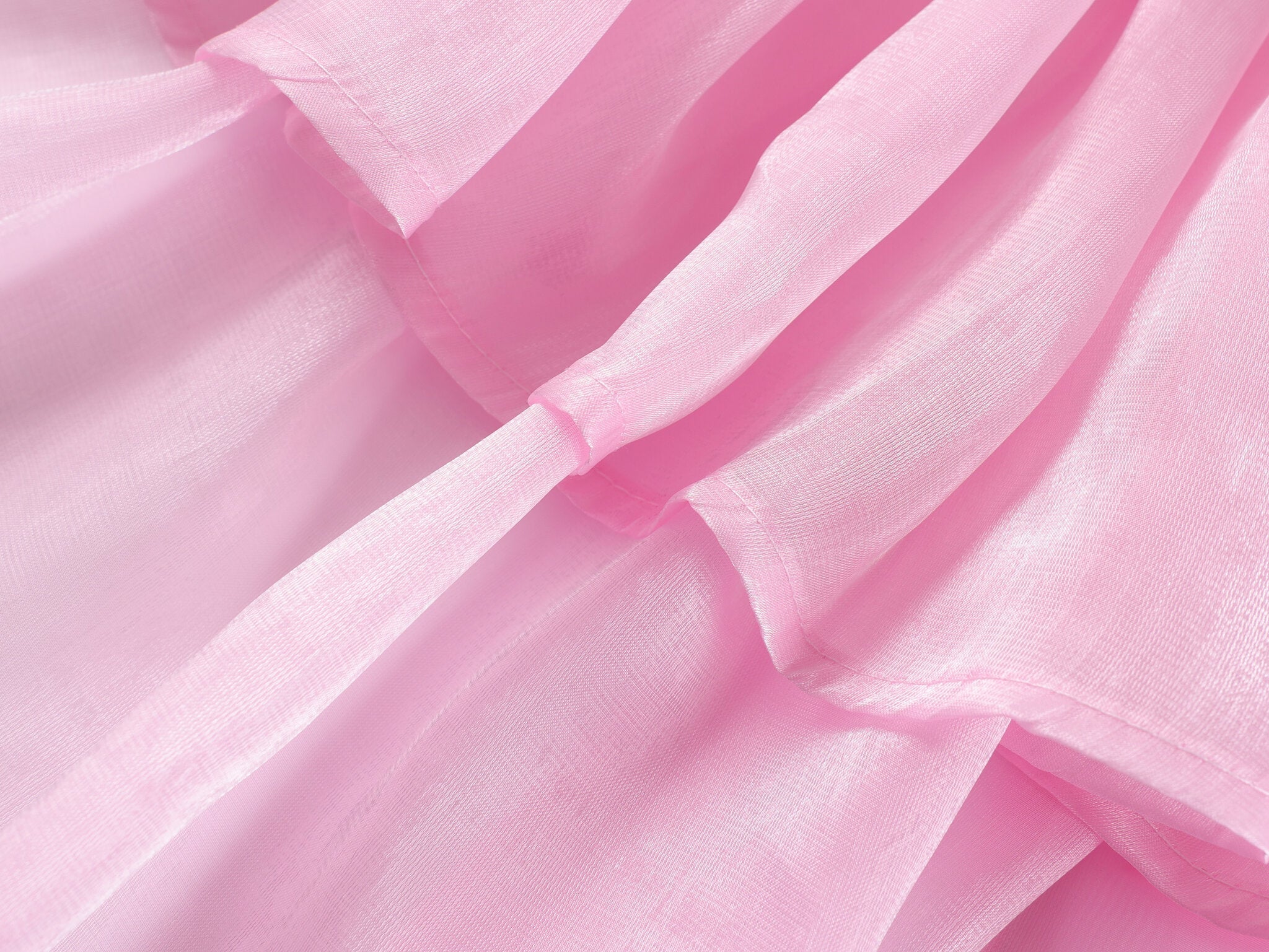 Satin Skirt - Pink - Chill Fit Rave
