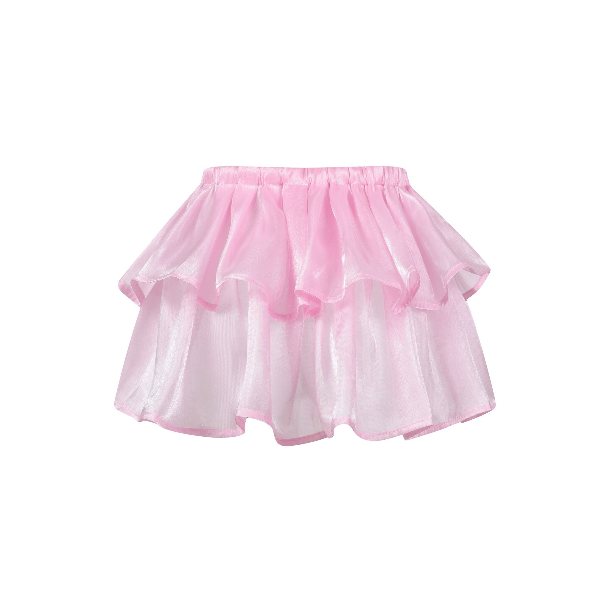 Satin Skirt - Pink - Chill Fit Rave