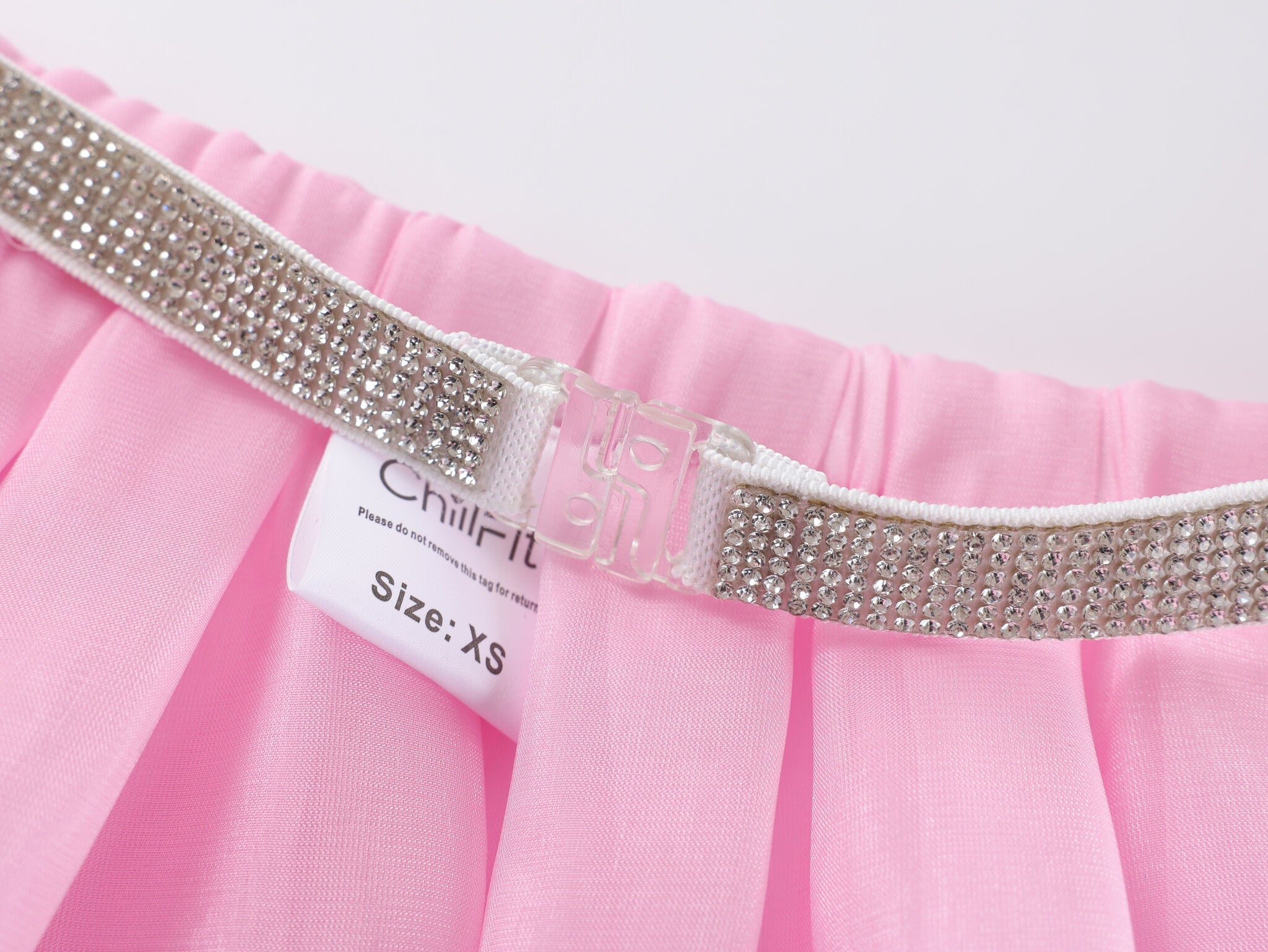Satin Skirt - Pink - Chill Fit Rave