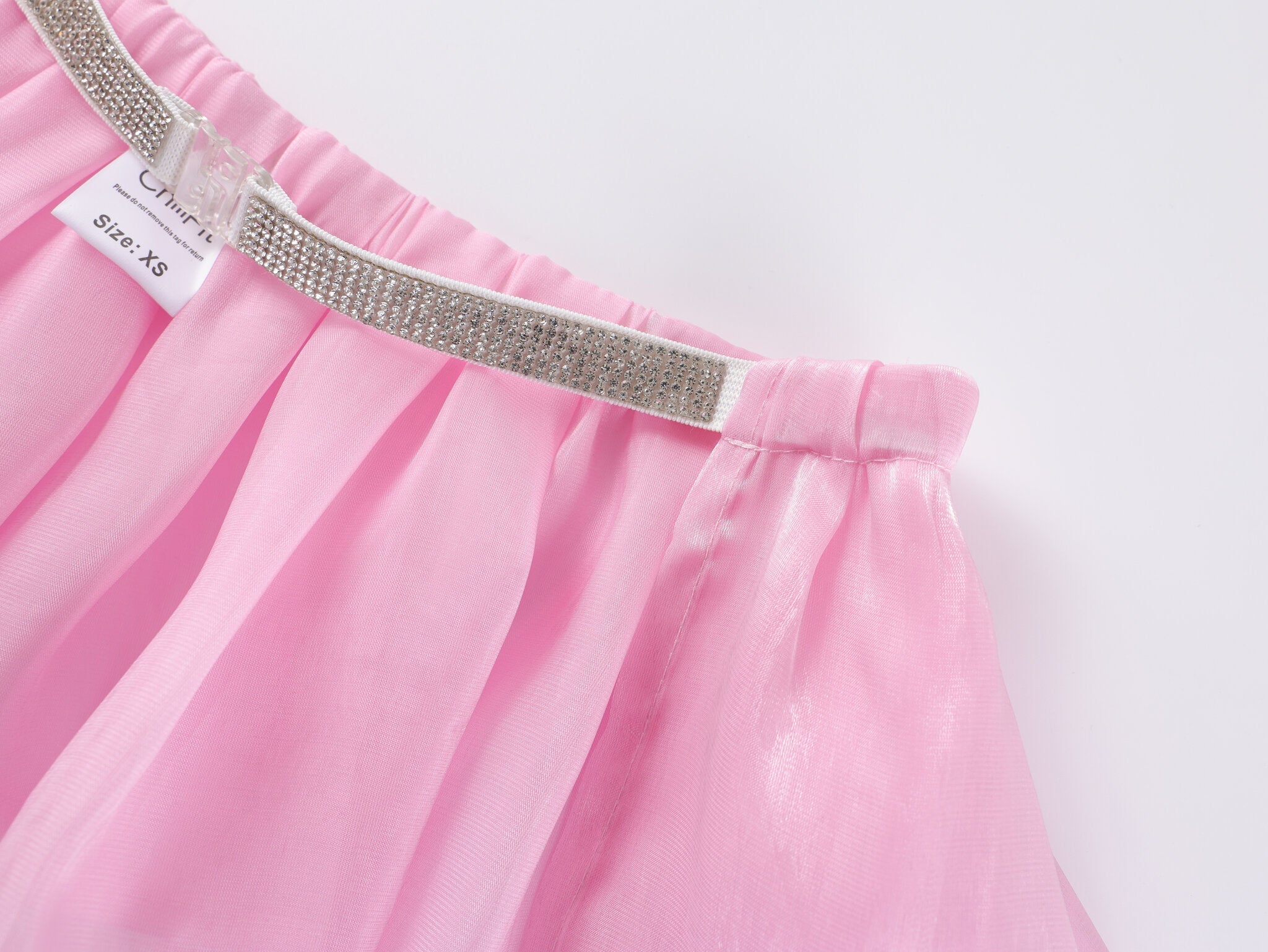 Satin Skirt - Pink - Chill Fit Rave