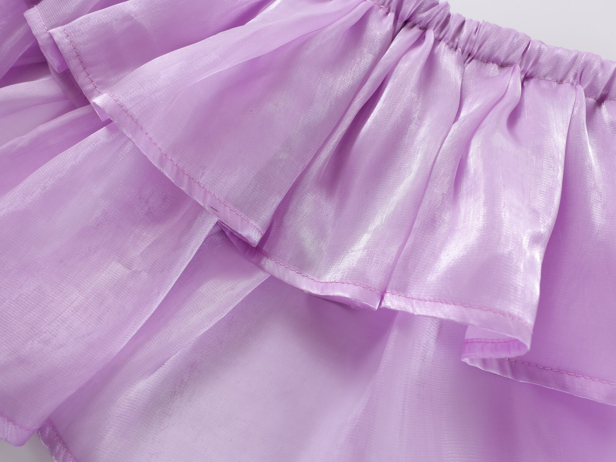 Satin Skirt - Purple - Chill Fit Rave