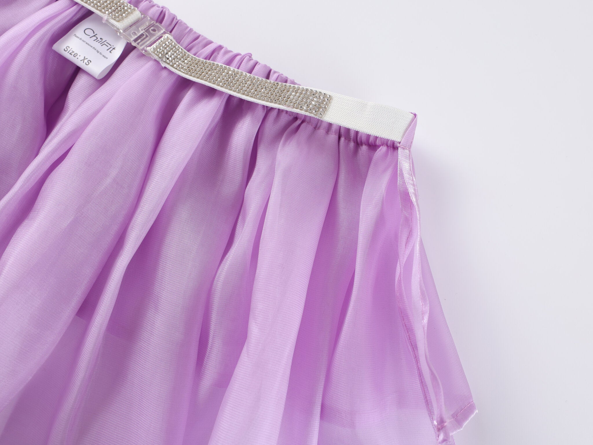 Satin Skirt - Purple - Chill Fit Rave