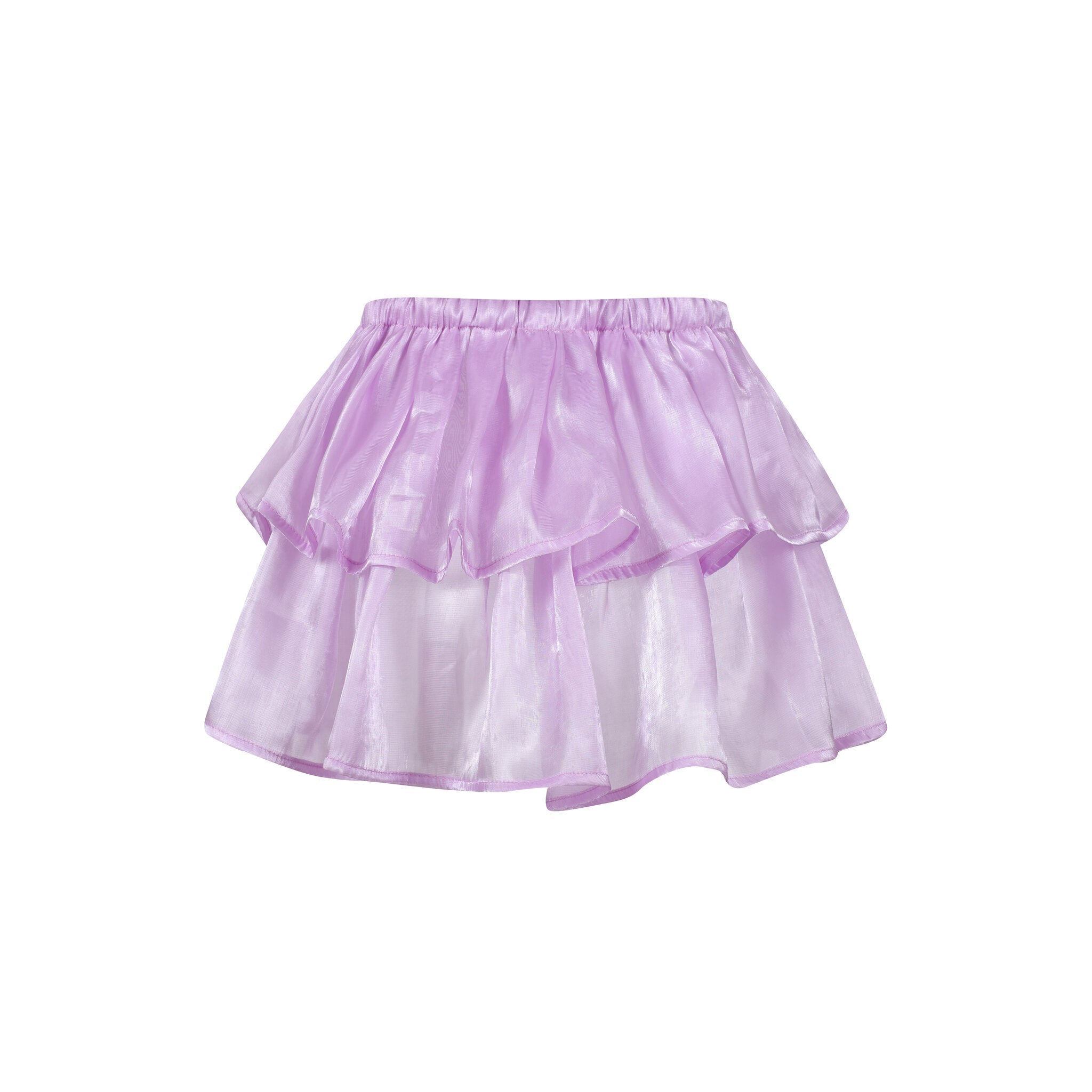 Satin Skirt - Purple - Chill Fit Rave