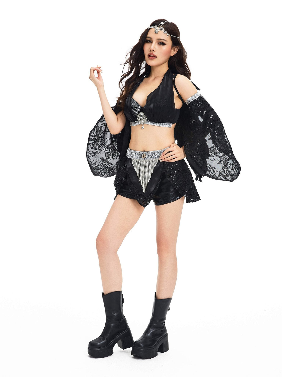 Selene-Full Set Black - ChillFit Rave