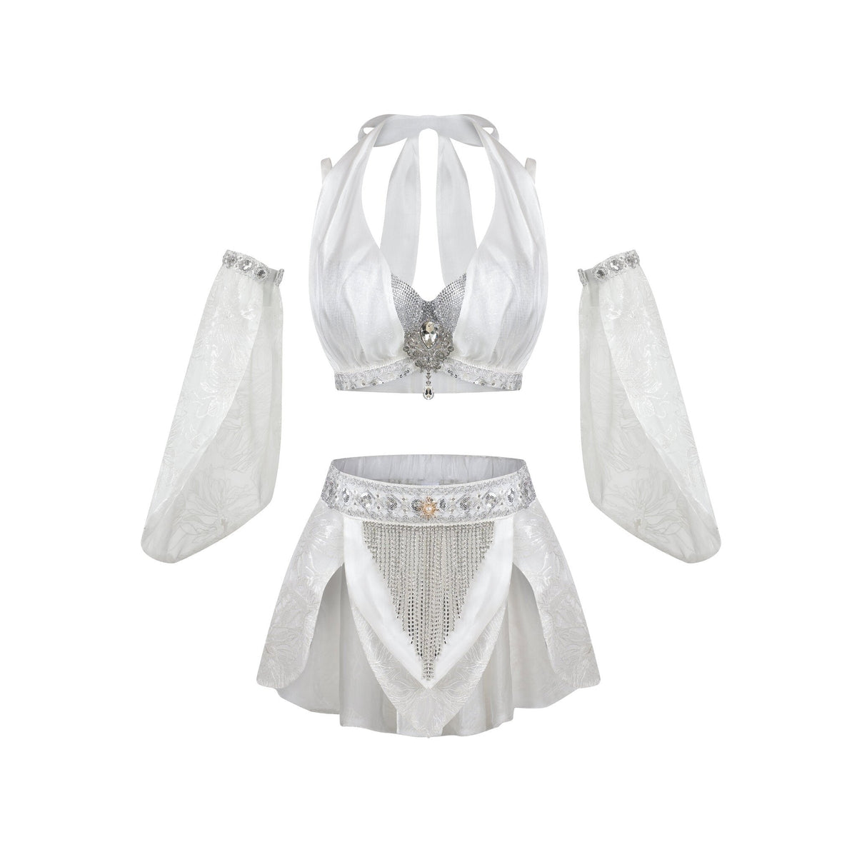 Selene-Full Set- White - ChillFit Rave
