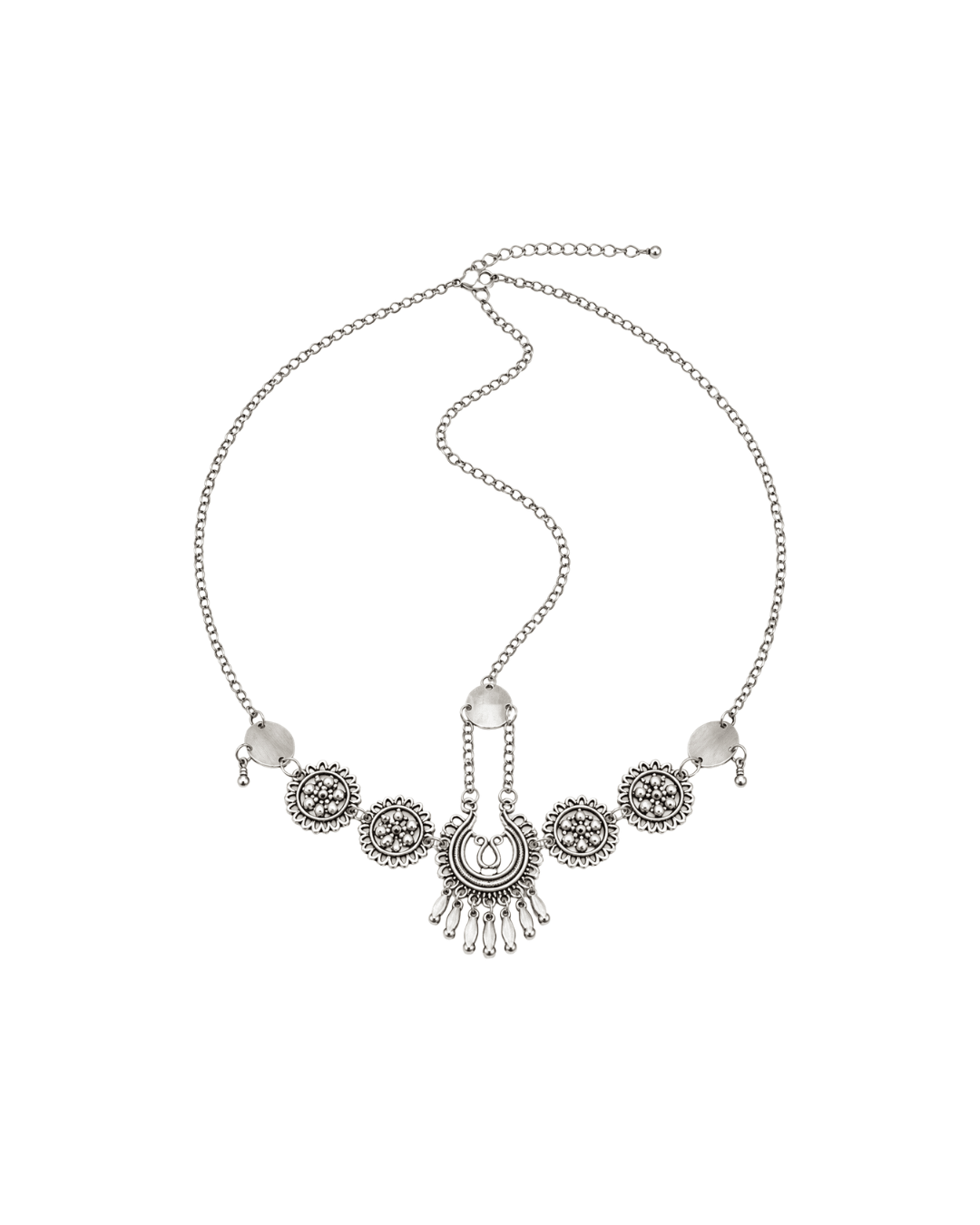 Silver Goddess Head Piece - ChillFit Rave