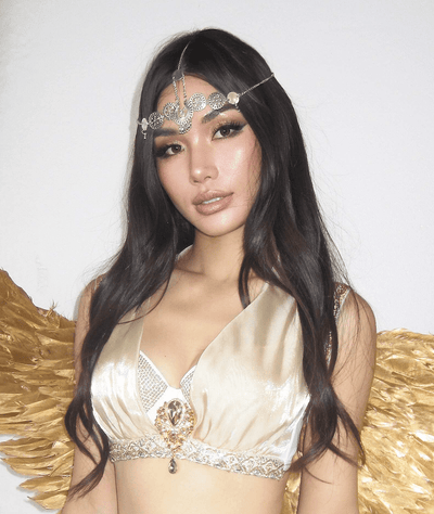 Silver Goddess Head Piece