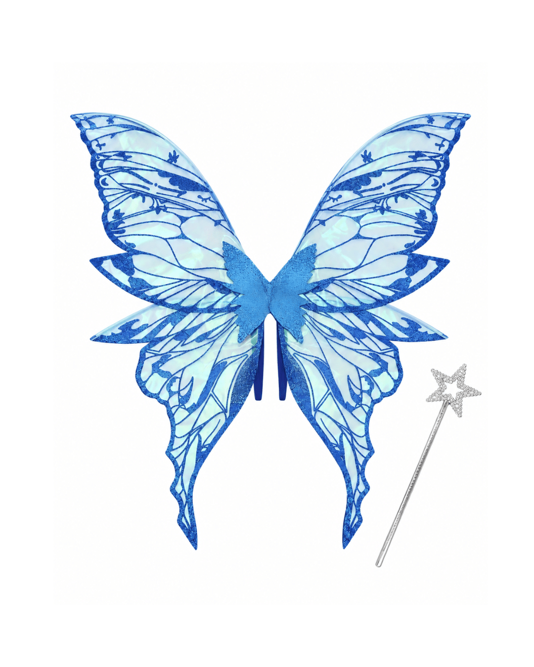 Sky Blue Fairy Wings - ChillFit Rave