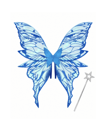 Sky Blue Fairy Wings - ChillFit Rave