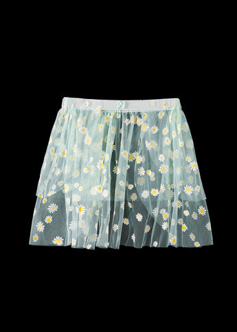 Soleá - White/Green - Skirt - Chill Fit Rave