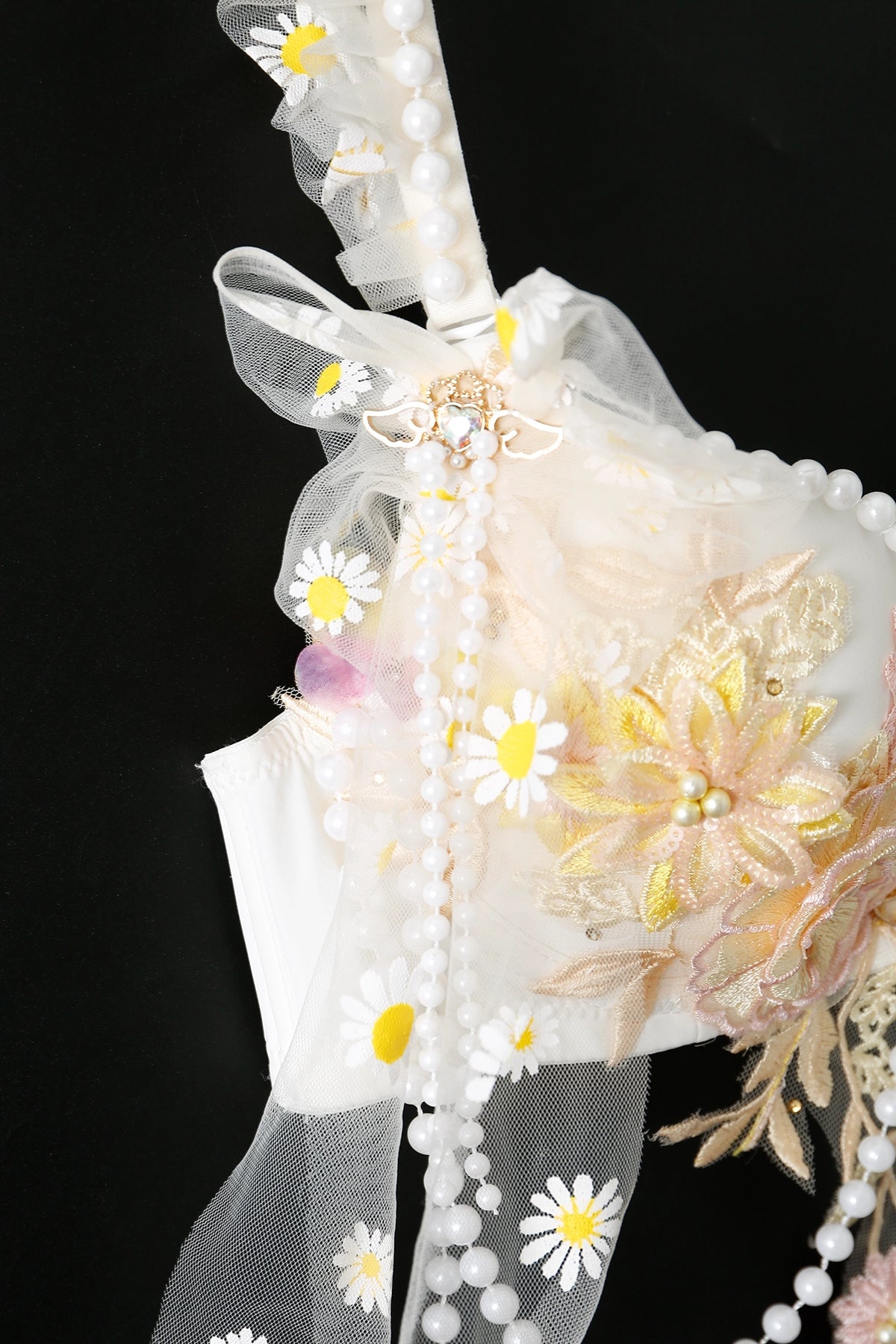 Soleá - White/Yellow - Top - Chill Fit Rave
