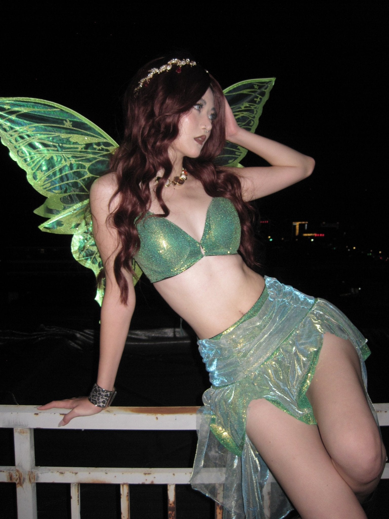 Thalassa - Green - Skirt - ChillFit Rave