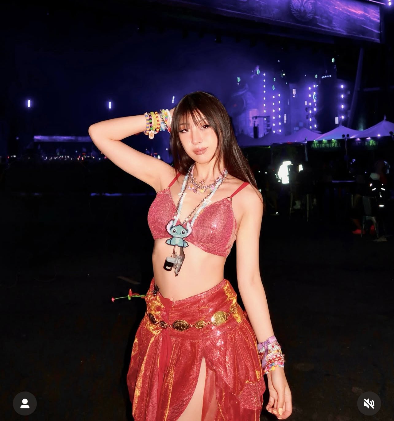Thalassa - Red - Skirt - ChillFit Rave