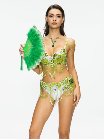 Venya - Lime Green - Top - Chill Fit Rave