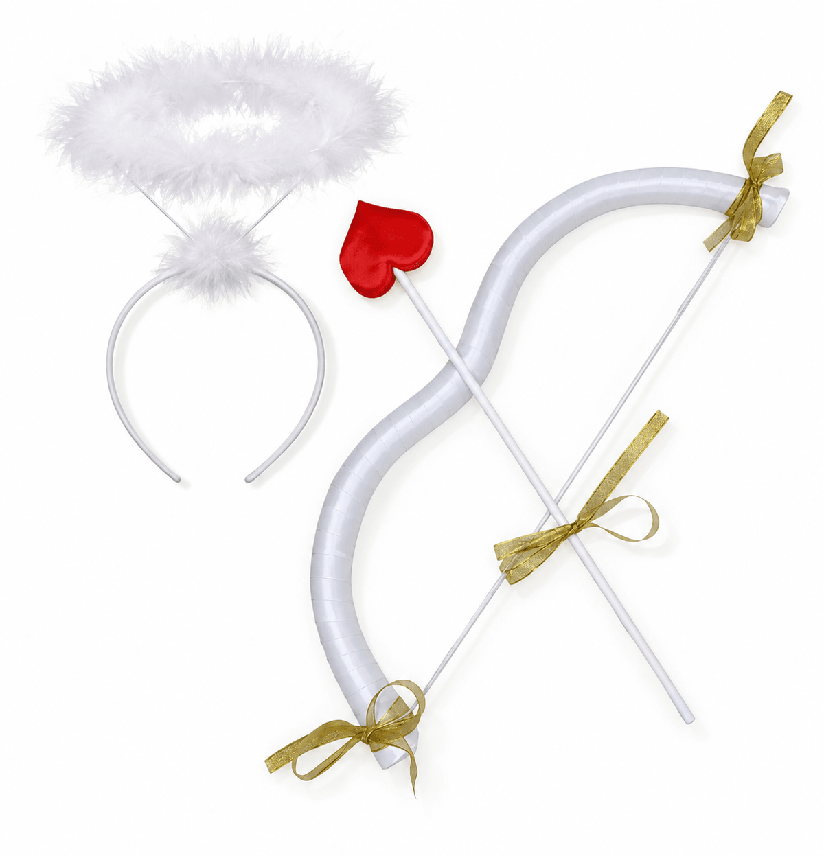 White Cupid Set- 2Pcs - ChillFit Rave