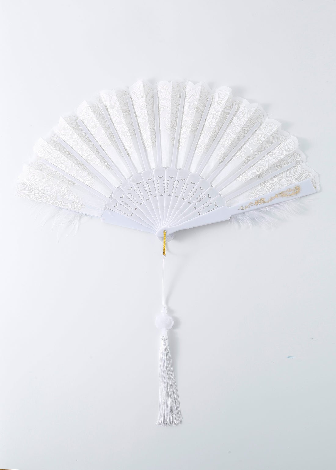 White Feather Fan - ChillFit Rave