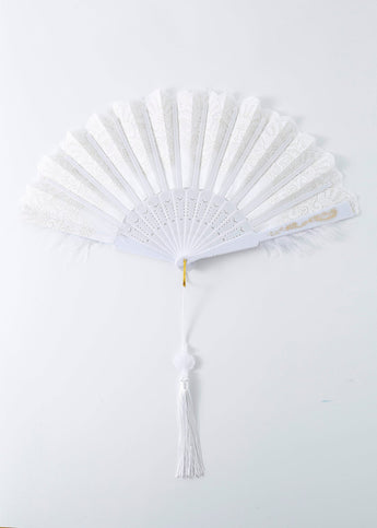 White Feather Fan - ChillFit Rave