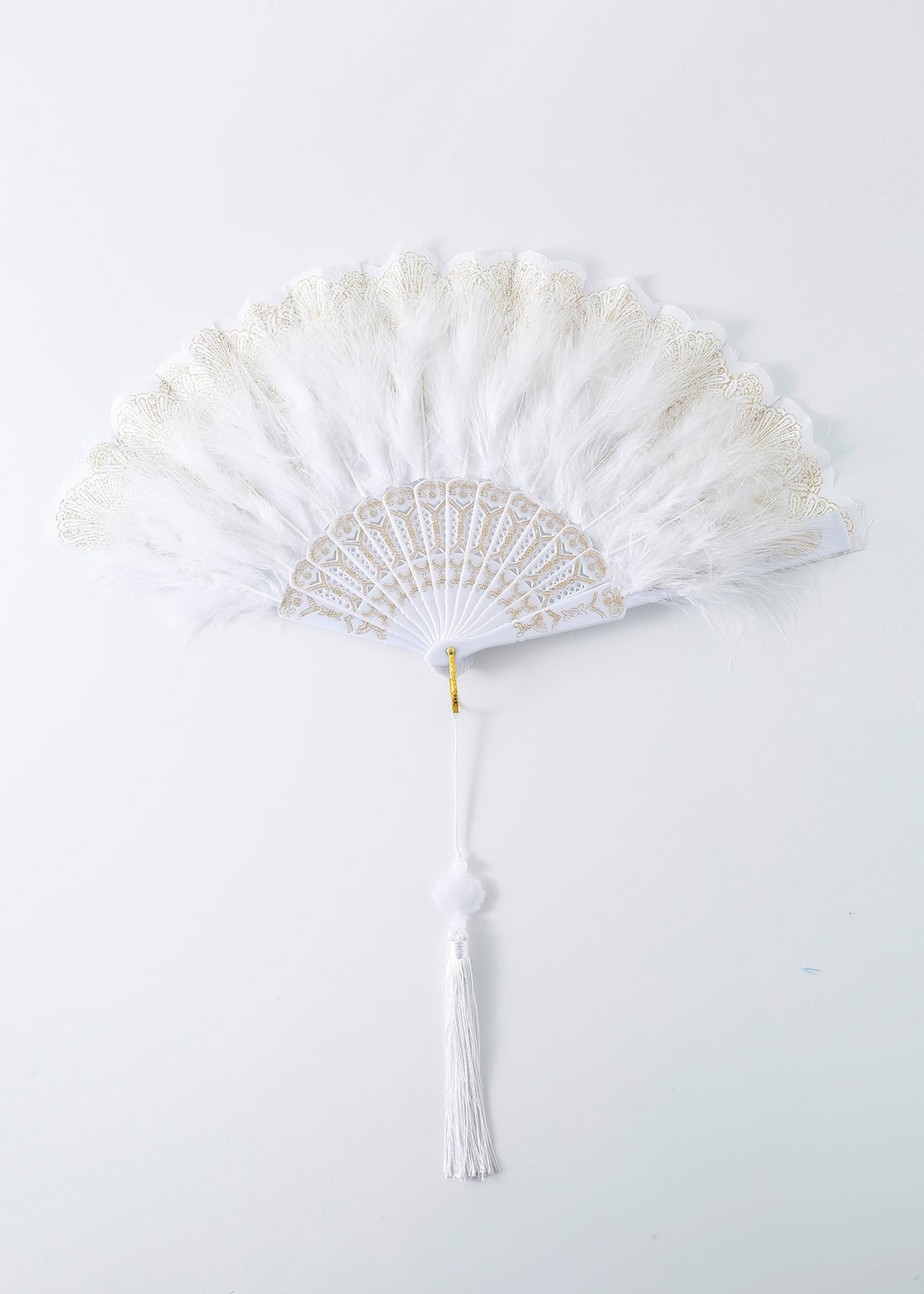 White Feather Fan - ChillFit Rave