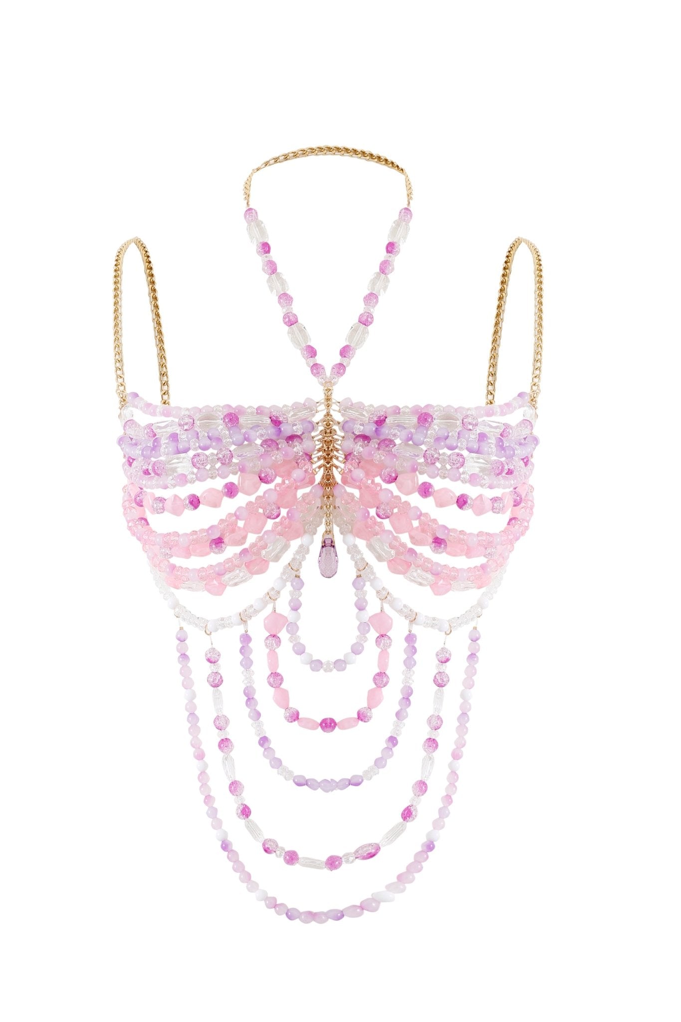 WISTERIA- Beaded Top - ChillFit Rave