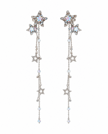 Y2K Metallic Star Hair Clips - ChillFit Rave